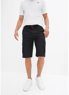 Cargo bermudy s páskem, Regular Fit, bonprix