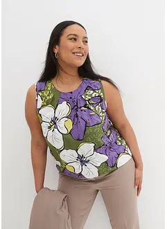 Halenkový top z viskózy, bonprix