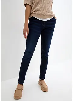 Džíny Boyfriend, Mid Waist, s pohodlnou pasovkou, bonprix