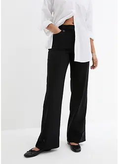 Strečové kalhoty z bengalínu, s pohodlným pasem, bonprix