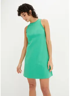 Žebrované šaty z bavlněné směsi, bonprix