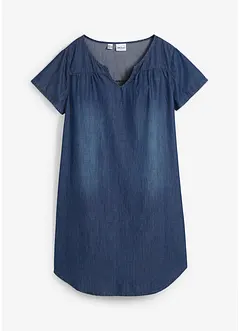 Tunikové šaty z džínoviny, bonprix