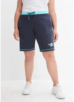 Teplákové bermudy ze směsi s bavlnou, bonprix