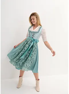 Dirndl se zástěrou s pajetkami, bonprix