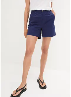 Šortky High Waist z kepru, bonprix