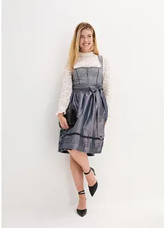 Kroj Dirndl s žakárem a zástěrou (2dílná souprava), bonprix