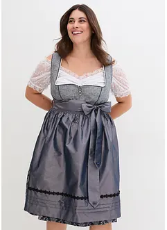 Kroj Dirndl s žakárem a zástěrou (2dílná souprava), bonprix
