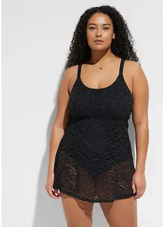 Koupací šaty s krajkou, bonprix