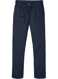 Kalhoty bez zapínání, Regular Fit s podílem lnu, Straight, bonprix