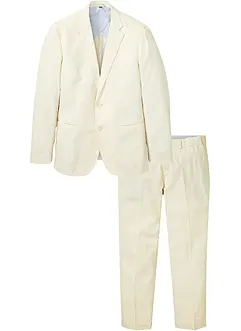 2dílný oblek se lnem, Regular Fit, bonprix