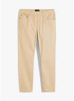 Kalhoty bez zapínání, Regular Fit Straight, z čisté bavlny, bonprix