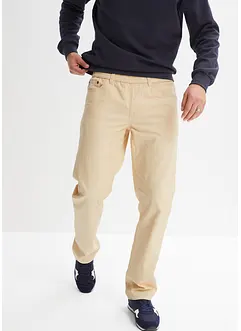 Kalhoty bez zapínání, Regular Fit Straight, z čisté bavlny, bonprix
