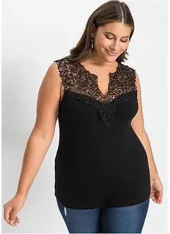 Top s krajkou, bonprix