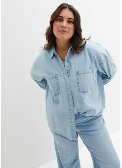 Oversized džínová košile, bonprix