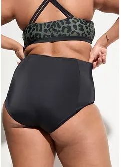 Bikinové kalhotky s normálně vykrojenými nohavičkami, High Waist, bonprix