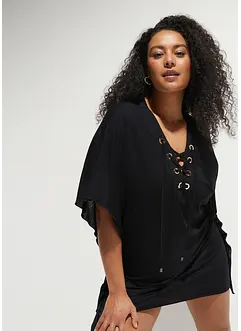 Průhledná plážová tunika z viskózy, bonprix