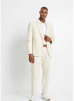 Oblek ze vzdušné směsi se lnem (2dílný), Regular Fit, bonprix