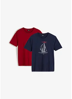 Tričko (2 ks v balení) z čisté organické bavlny, bonprix