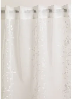 Záclona s výšivkou (1 ks v balení), bonprix
