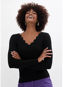 Svetr z jemné pleteniny, bonprix