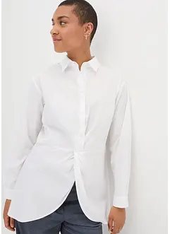 Halenka s delším zadním dílem, z čisté bavlny, bonprix