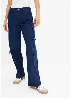 Cargo džíny Mid Waist, bonprix