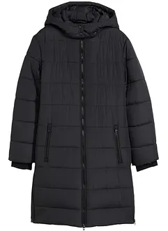 Prošívaný kabát s odnímatelnou kapucí, bonprix