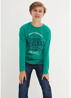 Chlapecké triko s dlouhým rukávem z organické bavlny (2 ks v balení), bonprix