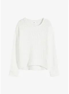 Oversize svetr z měkké žinylky, bonprix