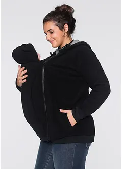 Těhotenská/nosicí bunda 2 v 1 z flísu, bonprix