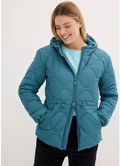 Prošívaná bunda s kapucí, bonprix