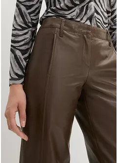 Kožené kalhoty z Nappa kůže, bonprix