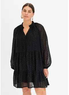 Tunikové šaty se třpytivým efektem, bonprix