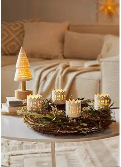 Svícen na adventní věnec (4 ks), bonprix