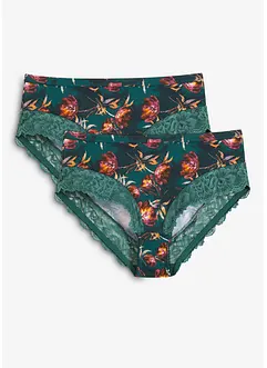 Maxikalhotky s jemnou krajkou (2 ks v balení), bonprix