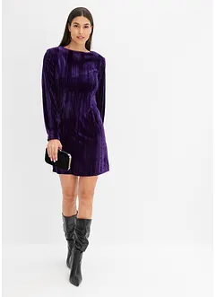 Mini šaty ze sametu, bonprix