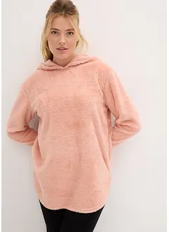 Dlouhý flísový svetr Oversized, bonprix