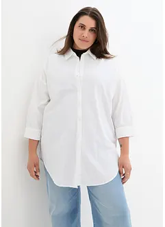 Bavlněná oversized halenka, bonprix