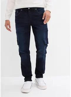 Strečové cargo džíny Slim Fit, Straight, bonprix