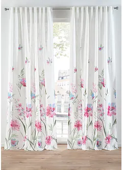 Závěs s květinovým potiskem (1 ks v balení), bonprix