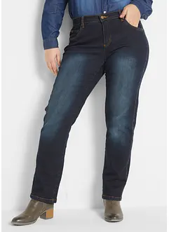 Straight Slim džíny High Waist se strečem, bonprix