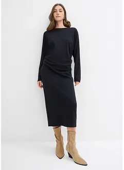 Midi šaty z pohodlného materiálu Punto di Roma, bonprix
