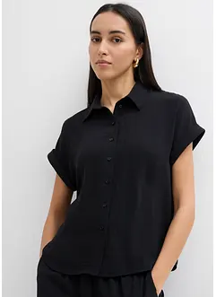 Oversized halenka ze strukturovaného krepu, bonprix