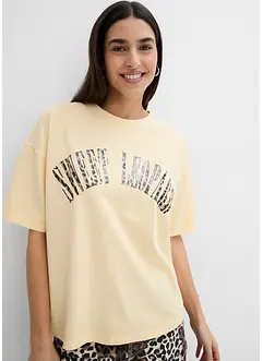Oversize tričko z měkké bavlněné směsi, bonprix