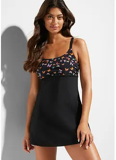 Stahovací koupací šaty s mírnou tvarovací funkcí, bonprix