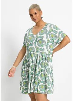 Úpletové šaty ze splývavé směsi viskózy s elastanem, bonprix