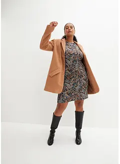 Úpletové šaty s kašmírovým potiskem, bonprix