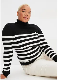 Rolákový svetr ze směsi s viskózou, bonprix