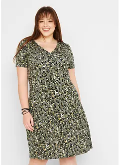 Úpletové šaty ze splývavé viskózové směsi, bonprix