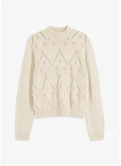 Svetr s ažurovým vzorem, bonprix